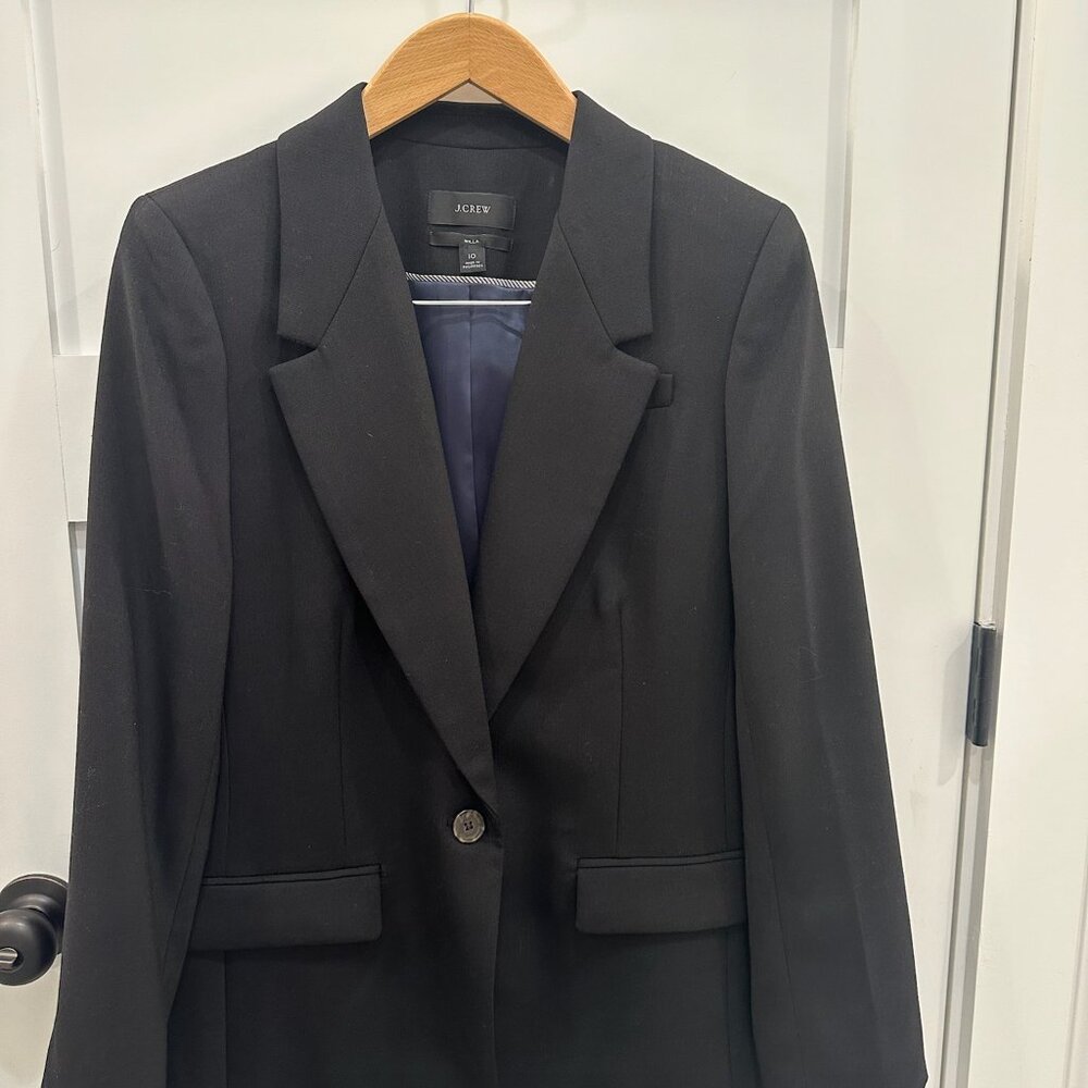 JCrew Willa blazer in Italian City Wool Blend